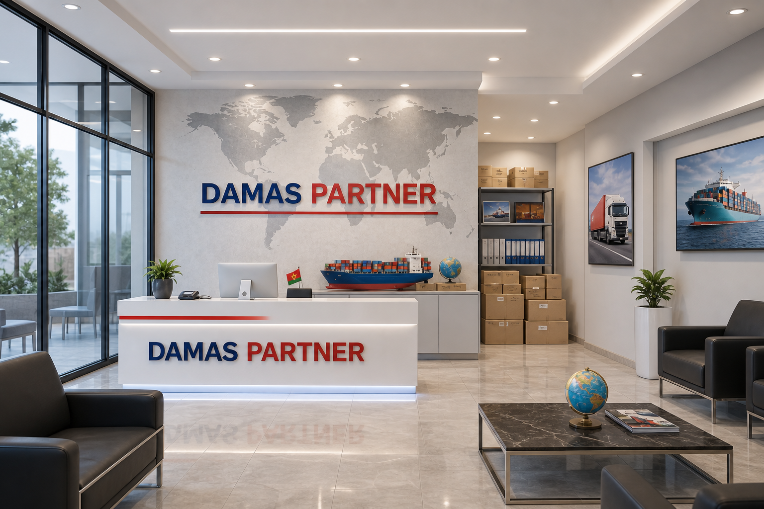 Vue intérieure du bureau de DAMAS PARTNER
