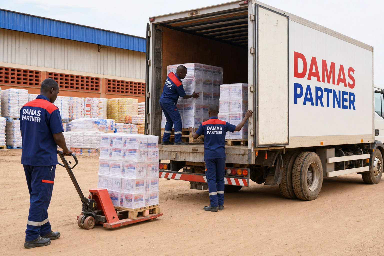 Chargement de marchandises DAMAS PARTNER
