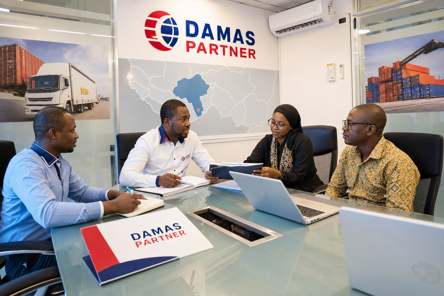 Réunion client logistique DAMAS PARTNER